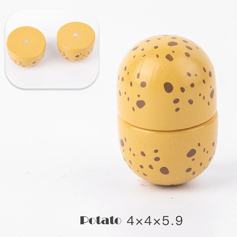 Имитация кухни Игрушка для ролевых игр Магнитные деревянные режущие фрукты овощи Классическая игра Монтессо Развивающие игрушки для детей