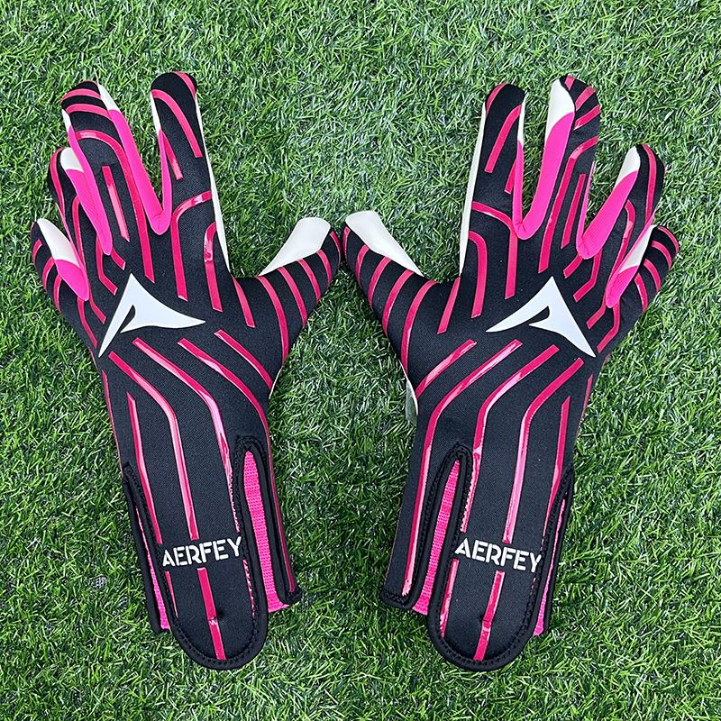 Профессиональная защита Футбольные вратарские перчатки Утолщенный латекс 4 мм Взрослые Подростковые вратарские футбольные вратарские перчатки