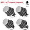 4Pcs New Motorcycle Air Filter 42mm Universal Fit For 50cc 110cc 125cc 140cc Motorcycle ATV Scooter Pit Dirt Bike