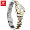 OLEVS Quartz Watches Bracelet Necklace Sets for Women Luxury Top Brand Auto Date Waterproof Elegant Ladies Dress Wristwatch Gift