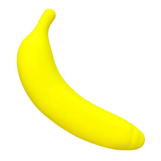 Fake Banana Dog Chew Toy Boredom Anxiety Relief Squeaky Fruit Interactive Toy Bite Resistant Puppies Teething Cleaning Toy Pet Supplies
