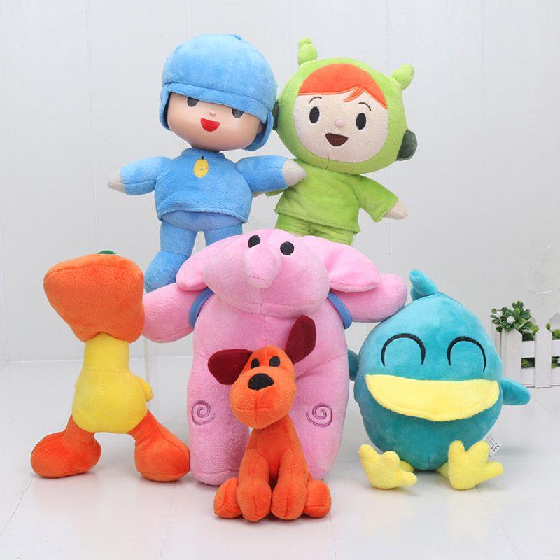 Высококачественная мягкая плюшевая игрушка-фигурка Pocoyo Elly Pato Loula Sleepy Bird Кукла Подарок для детей