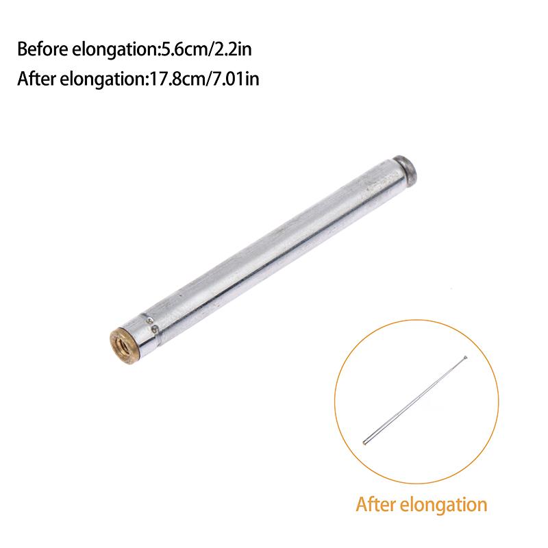 17/25Cm 5 Section Metal Full-Channel Am Fm Radio Antenna Telescopic Antenna Rotating Antenna Aerial M2.5