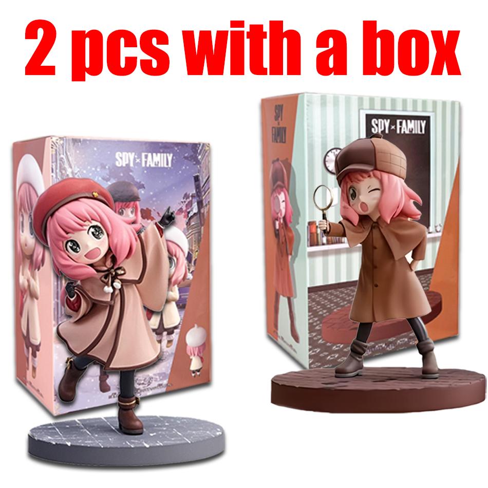 15 см Аниме Аня Форджер Фигурка Gekijouban Spy × Family Code White Kawaii Милая Модель Игрушка Подарок Набор для Коллекционирования Игрушка Фигурка Действия