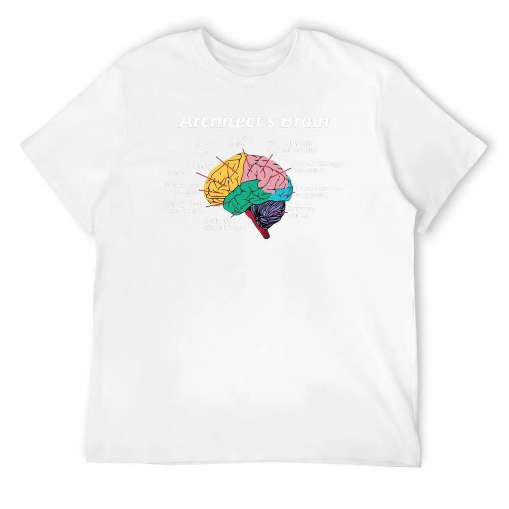 Мозг архитектора Подарки студентам архитектуры: Архитектурное проектирование, забавная футболка с архитектором