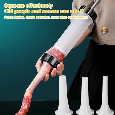 1 комплект ручная машина для набивки колбасы самодельный шприц для набивки колбасы гаджеты для набивки колбасы ручной инжектор для мяса инструменты