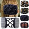 Bun Holder Elastic Beads Hair Clips Hair Styling Hair Clips Claw Vintage Magic Hair Comb  DIY
