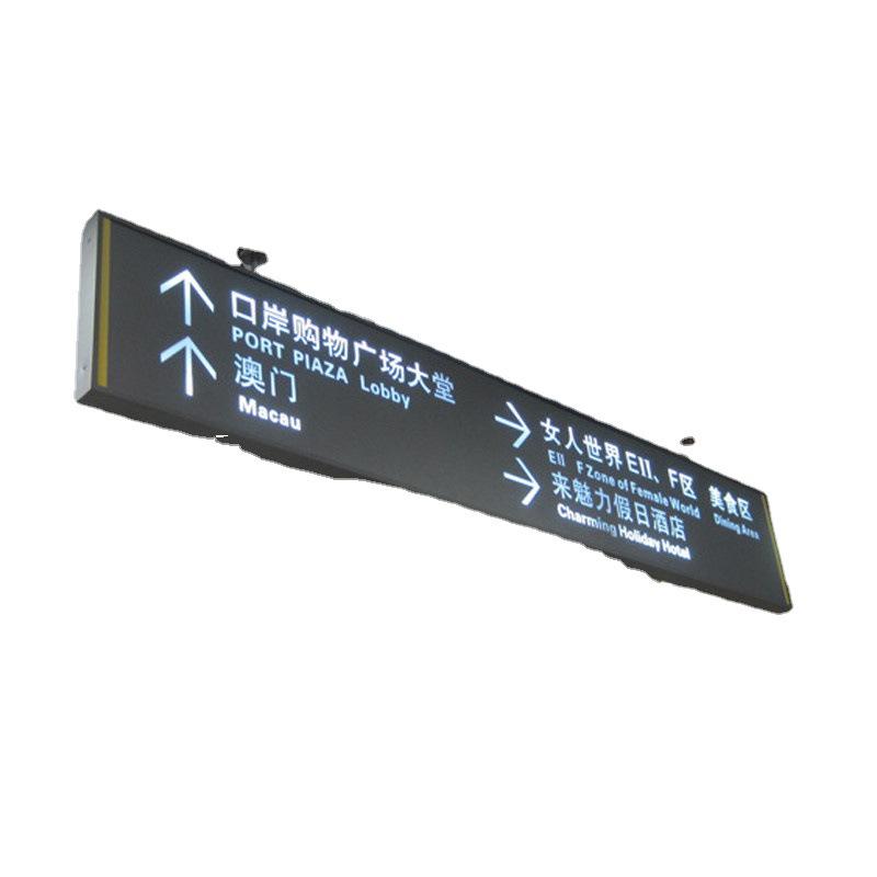 Double-Sided LED Luminous Directional Sign for Shopping Mall