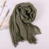 NEW Autumn New Cotton Pashmina Shawl Lady Wrap Warm Winter Scarves Solid Design Print Female Foulard Beach Stoles Scarf