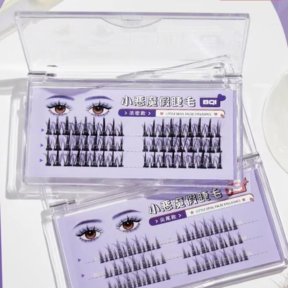 DIY Lash Clusters Devil Segmented Fake Lashes Sweet False Eyelash Clusters Girls