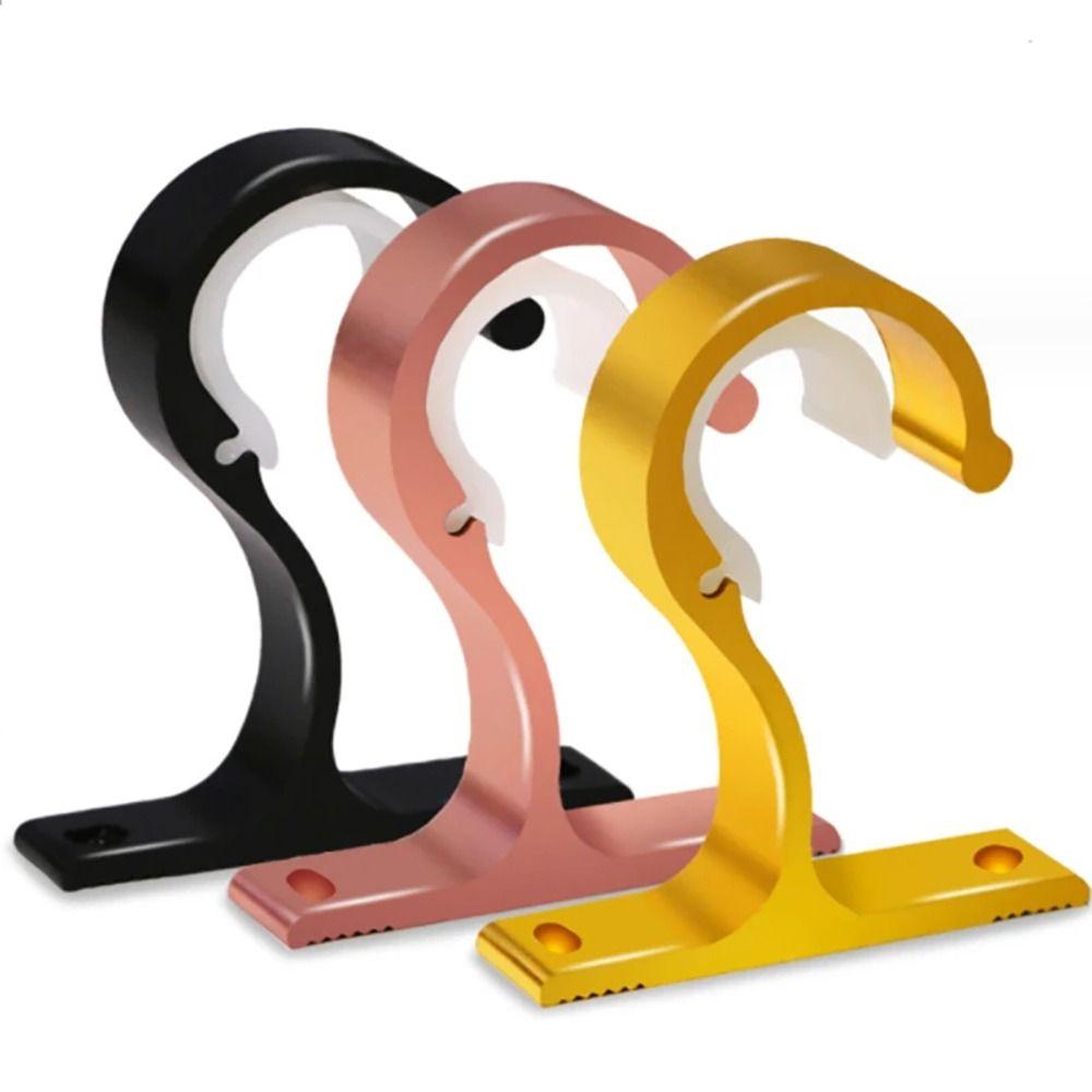 1 шт. настенный крючок для установки стержня из алюминиевого сплава, подвесная стойка для драпировок для кухни, гостиной