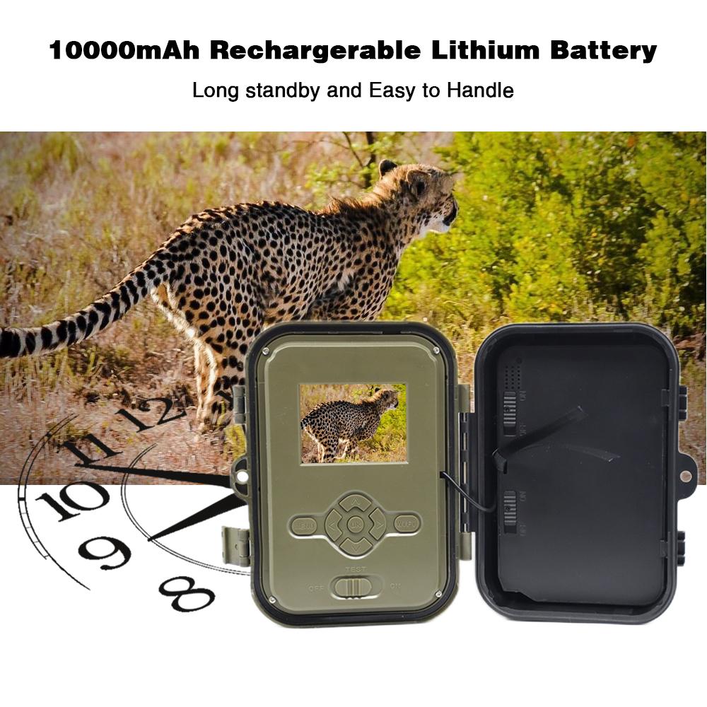 4K 30MP Live Stream WiFi Trail Camera  APP Bluetooth Hunting Cameras With 10000mAh Li-Battery Night Vision WiFi940PROLI