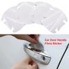4Pcs Universal Transparent Car Door Handle Anti-Scratch Films Sticker Protector