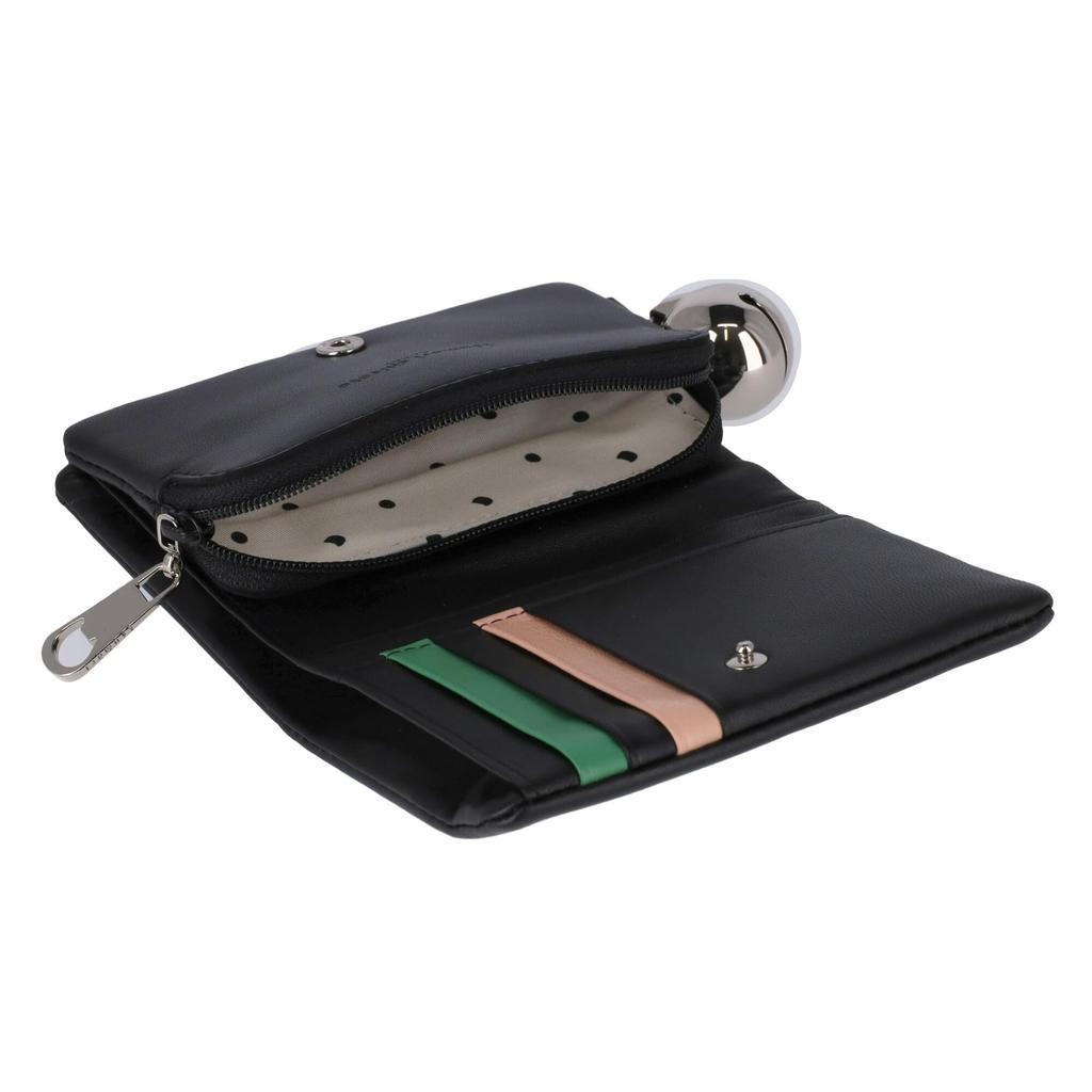 Tsumori Chisato Киранэко Складной кошелек, Полная длина, Черный, Средний кошелек