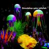 Красочные медузы украшения имитация аквариума реалистичный плавающий декор искусственный светящийся эффект медузы украшения