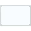 VidaXL Kitchen Backsplash Transparent 90x60 Cm Tempered Glass 249474