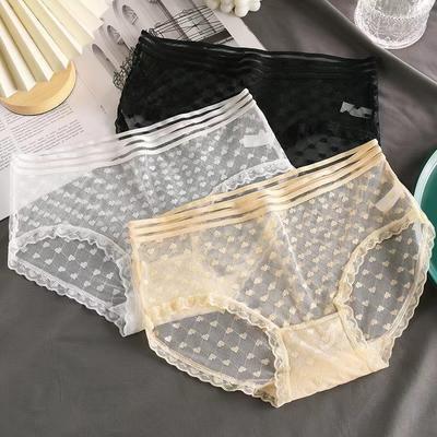 Прозрачные женские трусики сексуальные женские трусики перспективные сетчатые кружевные трусики дышащие мягкие трусы нижнее белье трусы