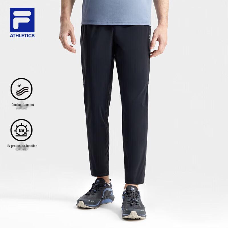 Fila Мужские спортивные брюки прямого кроя из ледяного шелка с охлаждающим эффектом