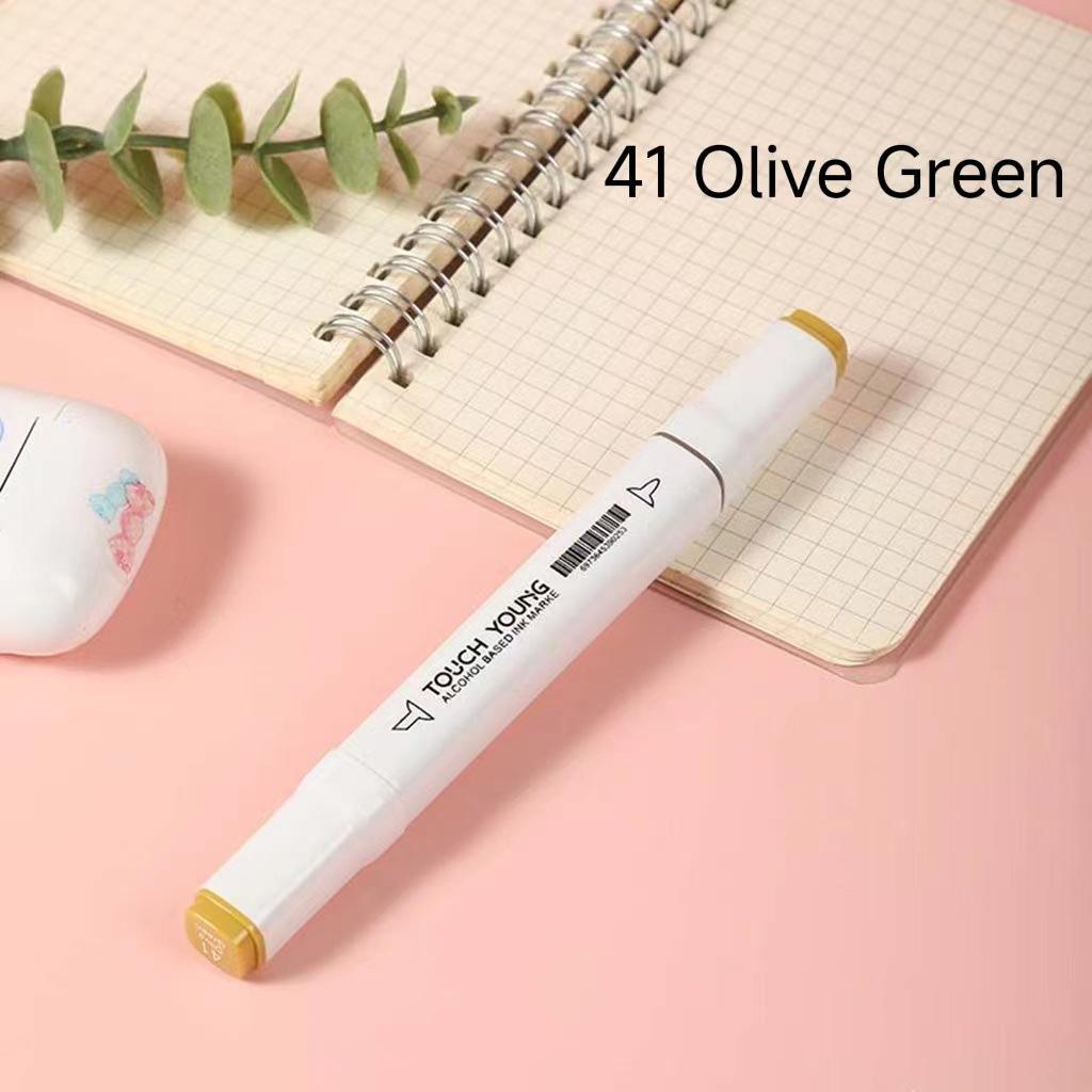 6th Gen Double Tip White Square Barrel Oil-Based Marker for Drawing & Hand-Painting