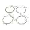 Ingemark 4 Pcs/Set Vintage Hollow Pentagram Pendant Bracelet Men Trend Punk Metal Adjustable Aesthetics Bracelets Couple Jewelry