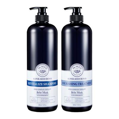 Доктор. Seed Super Seed Balm Shampoo 1L + Treatment 1L Bebe Musk Fragrance, 1 набор