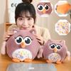 Милая плюшевая игрушка-сова, короткий плюш, мягкая игрушка