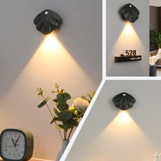 Датчик движения Ночной светильник Регулируемая яркость 3 режима освещения Автоматическое включение/выключение Перезаряжаемый Простой монтаж Беспроводной магнитный настенный светильник