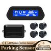 Car Parking Sensor Kit With Auto Parktronic Reverse LED Monitor 4 Sensors Radar Detector System Backlight Display
