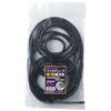 ELPA Coil Tube Wiring Cable Total Length/5m Coil Diameter/6mm Black CT-0605P(BK)
