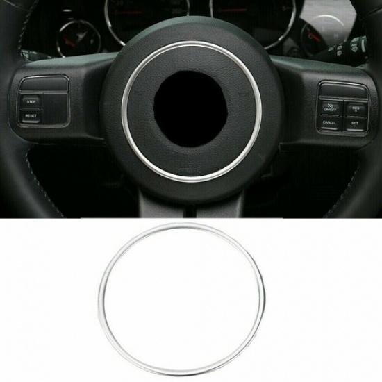 Steering Wheel Center Bigger Ring For Jeep Wrangler JK Compass 2011+ Accessories