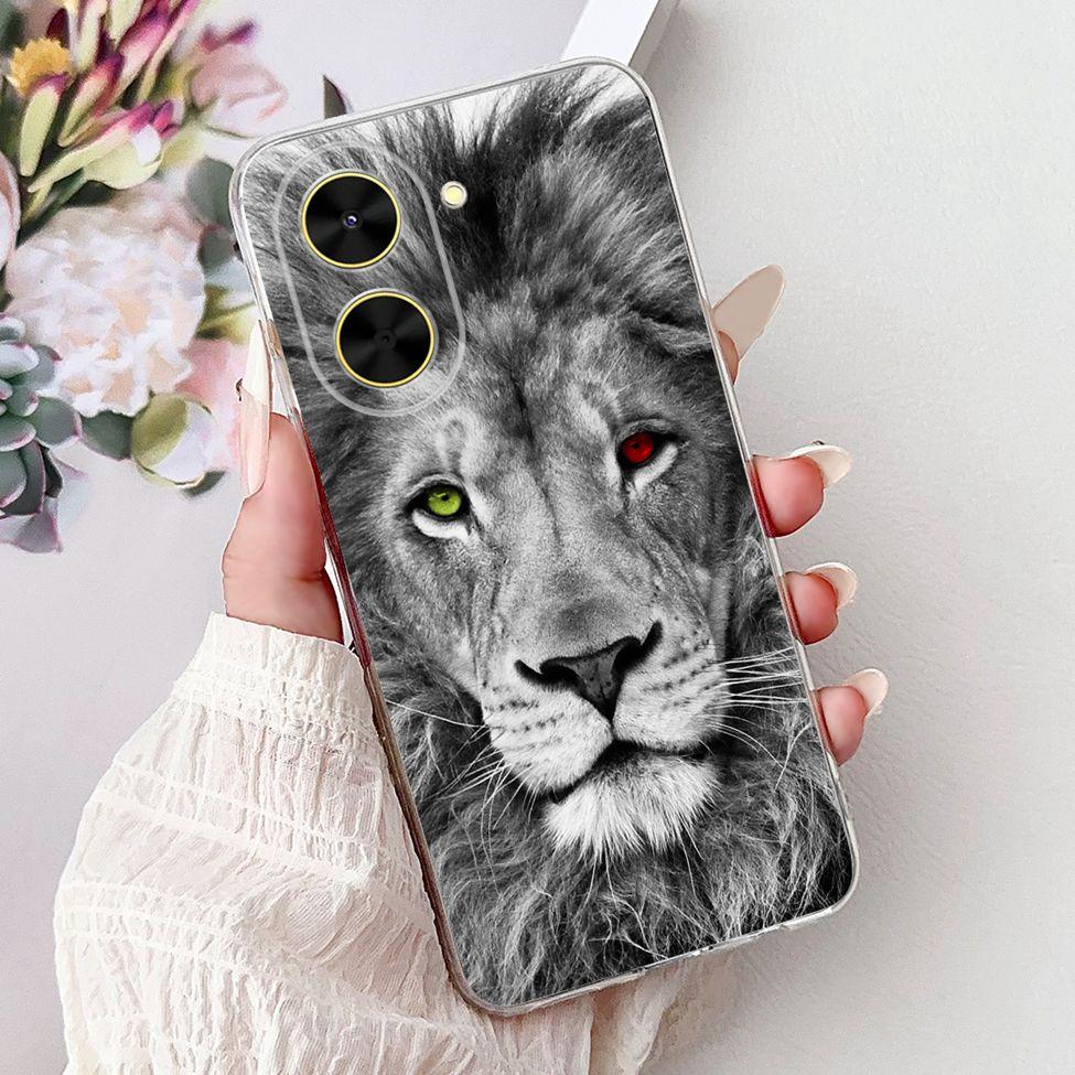 For Redmi A5 NFC 5G Case Cover Clear Luxury Kawaii Cute Cat Fashion Flowers Funny Painted Soft Phone Case For Redme A5 NFC 5G