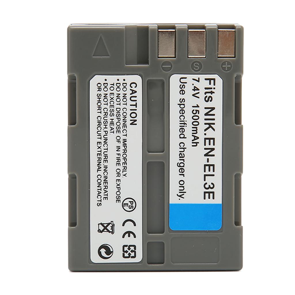 EN EL3E Lithium Ion Battery 1500mAh Camera Replacement Battery for Nikon D90 D80 D90s D700 D300