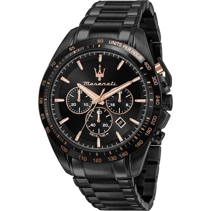 Montre Homme MASERATI TRAGUARDO en Métal Noir