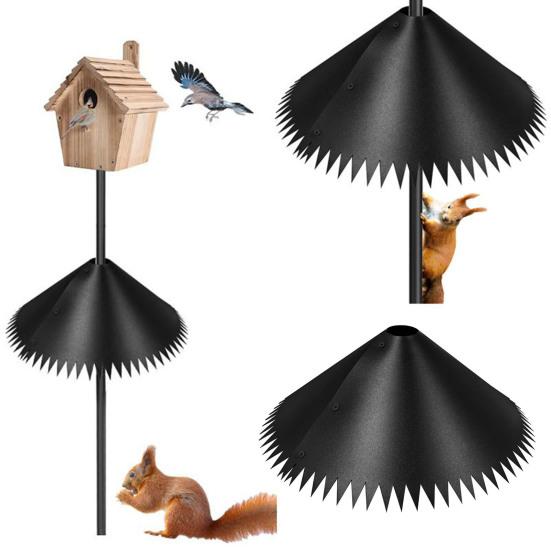 1/2 шт. защитный экран от белок, металлический держатель для столба, ограничитель для защиты от белок, для уличной кормушки для птиц и крюка для пастуха