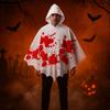Goth Halloween Props Cloth Skull Bones Cloak Fashion Skeleton Cape  Hallowmas