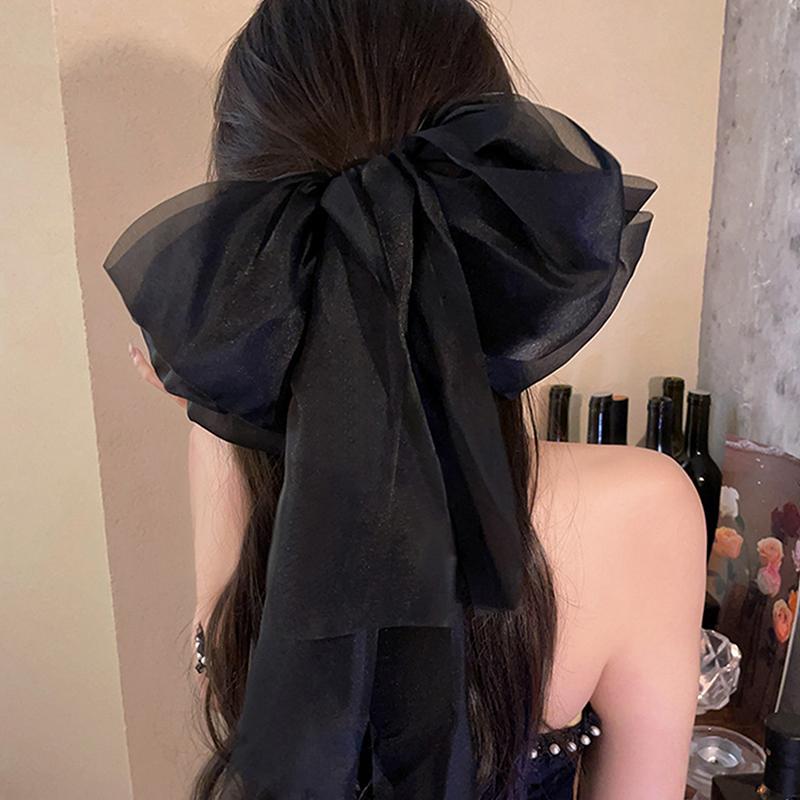 Заколка для волос с бантом в виде супер-феи, милая заколка для волос принцессы, высококачественный атмосферный головной убор, аксессуары для волос