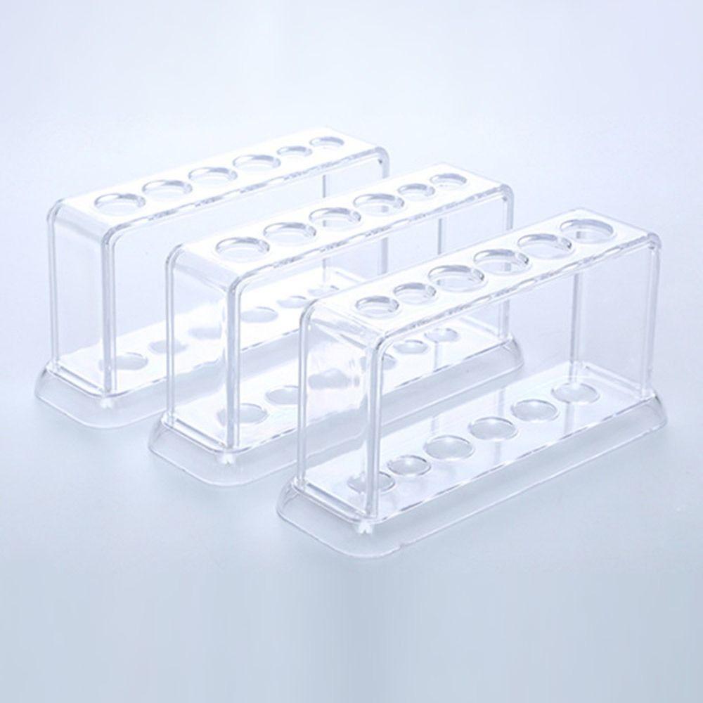 Plastic Test Tube Rack Clear Test Tube Stand Durable Burette Support