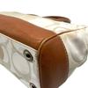 Used COACHHandbag white/Brown Canvas/leather Women