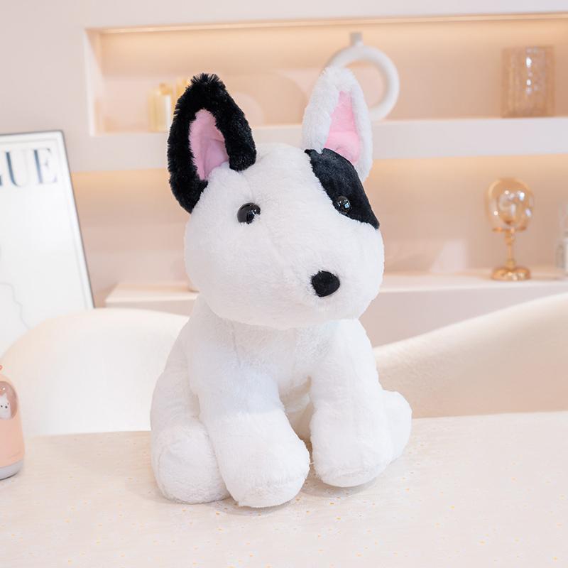 4050Cm Cute Bull Terrier Plush Toys Sitting Posture Pet Dog Stuffed Animal Toy Sleep Mate Throw Pillow Kid Birthday Gift