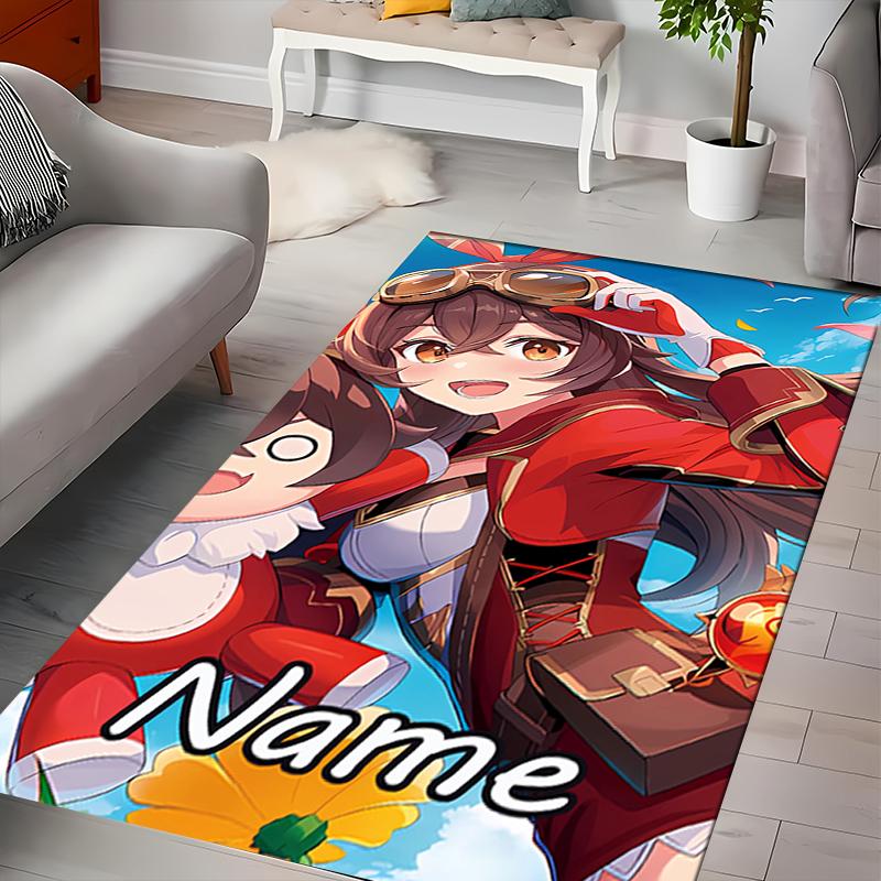 Custom personalization Genshin Impact characters Area Rug - Perfect For Kitchen, Bathroom,Laundry Room Decor Large Size Available,Gift All Seasons