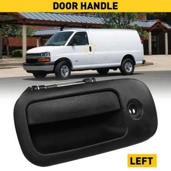 Exterior Door Handle Front Left Driver Side For 1996-09 Chevy Express GMC Savana