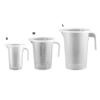 Healthy Smooth Strong Toughness Plastic Comfortable Handle Measuring Mug Cup for Home Measuring Cup