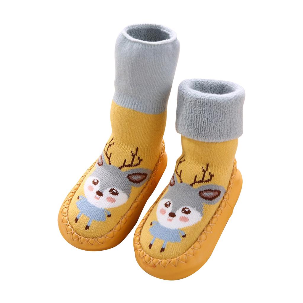 Newborn Baby Socks Shoes And Socks Non-slip Baby Class A Thickened Medium Cotton Socks 0-3 Years Old Toddler Floor Socks