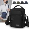 Мужская наплечная сумка Деловая Повседневная Большая вместимость Портативная Сумка Многослойная Водонепроницаемая Мужская сумка через плечо