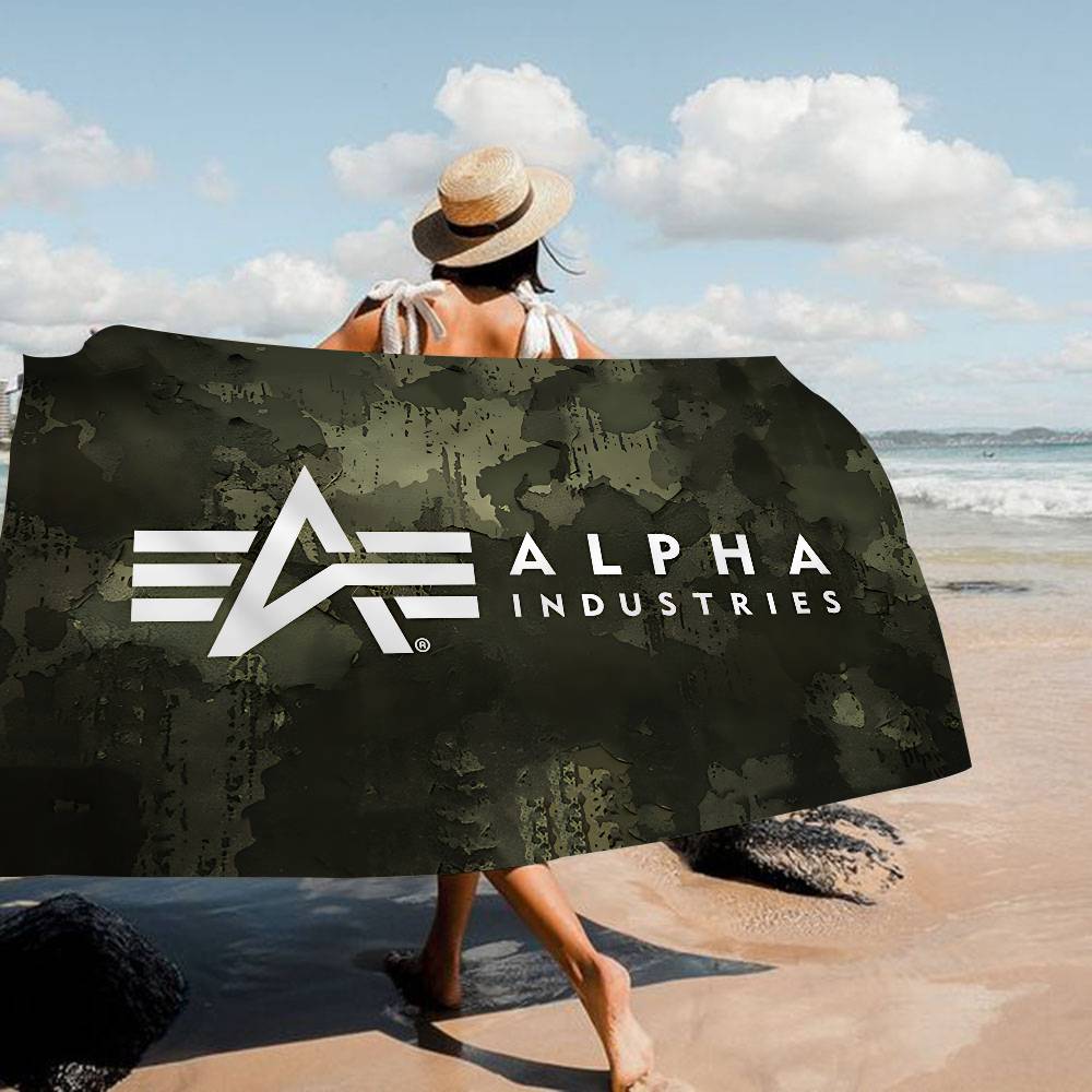 Alpha La Industries Микрофибровое пляжное полотенце Впитывающее Быстросохнущее Мягкое Полотенце для йоги, плавания, курорта, альпинизма