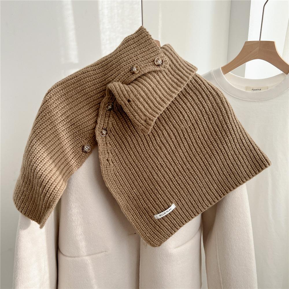 New Shoulder Scarf Shawl Women'S Fake Collar Shoulder Protection Scarf Air-Conditioned Room Camisole Decoration Paired With Neck Protection Knot