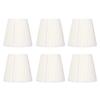 6Pcs Lamp Shade Cloth Crystal Chandelier Wall Light Modern Simple Household Supplies