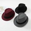 New Top Hat Ji British Men'S Top Hat Felt Hat Middle-Aged And Elderly Men'S Jazz Hat Casual Hat