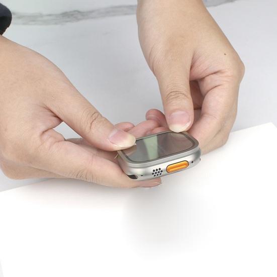 Защитная пленка для экрана часов, устойчивая к царапинам, закаленное стекло с высокой прозрачностью и защитой от падений, 49 мм для iWatch Ultra