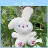 Bunny Plush Adorable And Bear Keychain Pendant With Soft Short Fur For Cute Accessories
